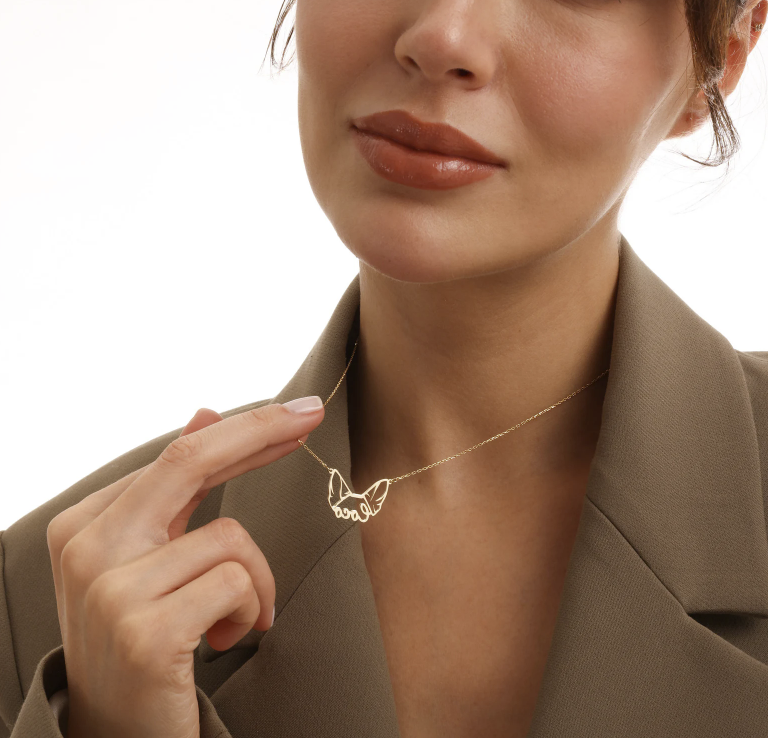 Custom Dog Ear Necklace – A Personalized Tribute to Your Loyal Companion