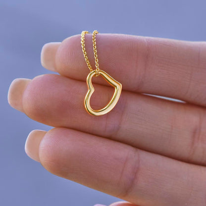 Soulmate Heart Necklace | 18K Gold Eternal Love | Sacred Bond Jewelry Gift