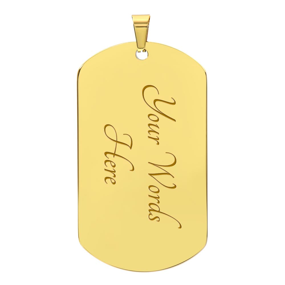 My First Father's Day Dog Tag