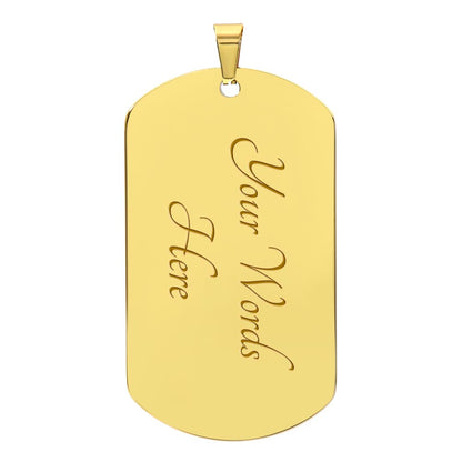 My First Father's Day Dog Tag