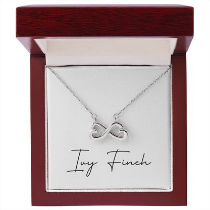 Forever Together Infinity Heart Necklace | Endless Love Gift | Eternal Bond