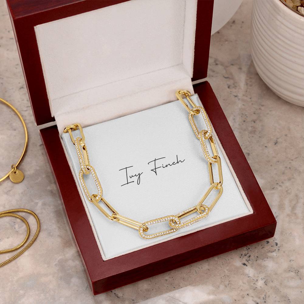 Best Friend CZ Necklace | Luxury Friendship Gift | Forever Bond Jewelry