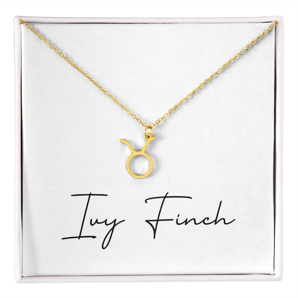 Meaningful Zodiac Sign Necklace | Personal Star Gift | Love Connection