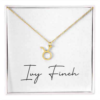 Meaningful Zodiac Sign Necklace | Personal Star Gift | Love Connection