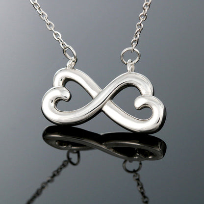 Forever Together Infinity Heart Necklace | Endless Love Gift | Eternal Bond