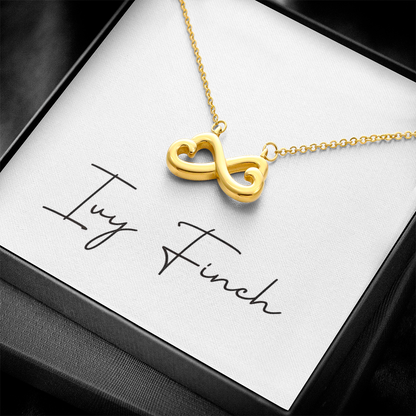 Forever Together Infinity Heart Necklace | Endless Love Gift | Eternal Bond