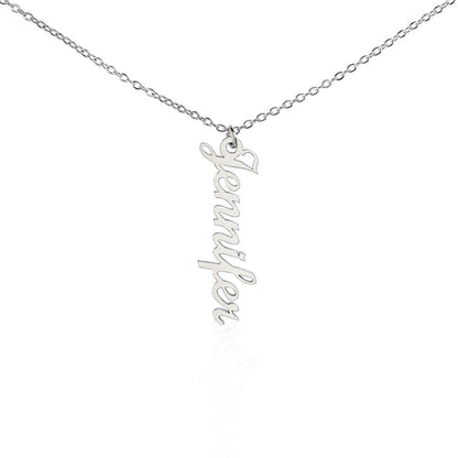 Passionate Woman Custom Name Necklace | Personal Statement | Made in USA