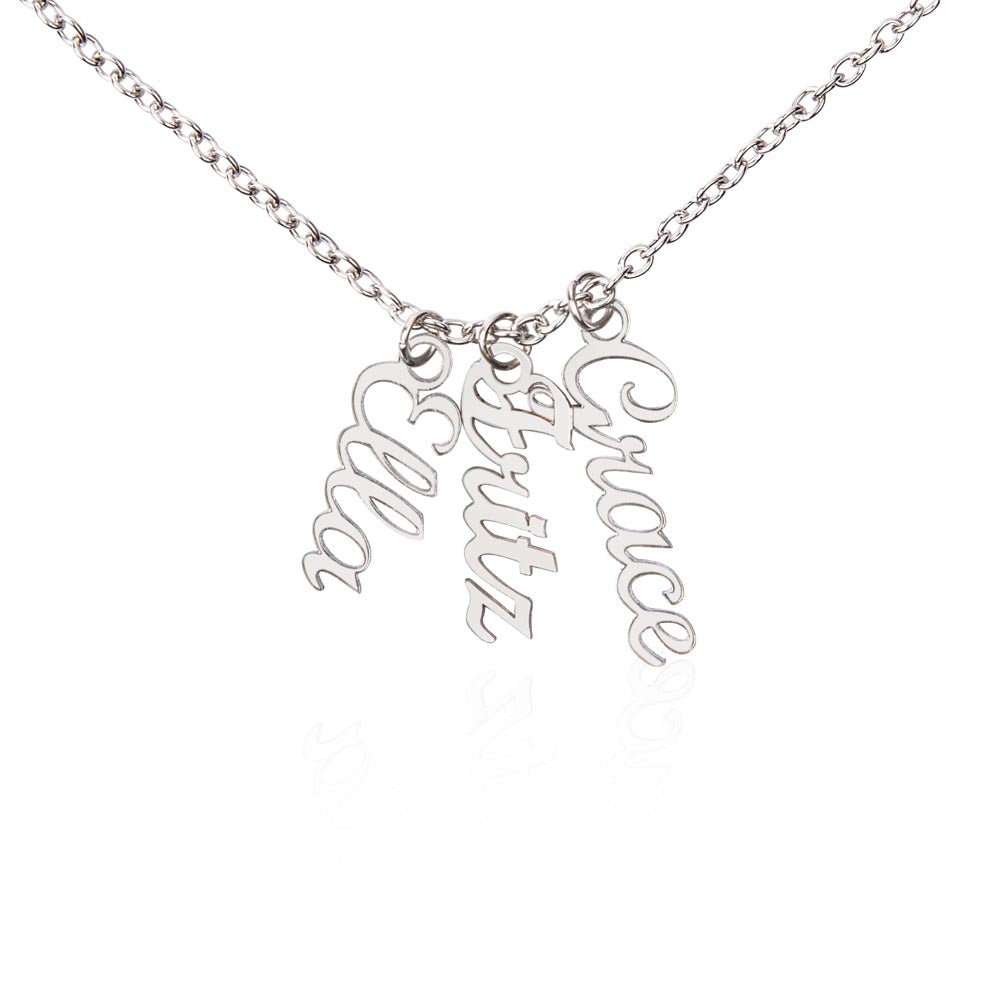 Passionate Woman Custom Name Necklace | Personal Statement | Made in USA