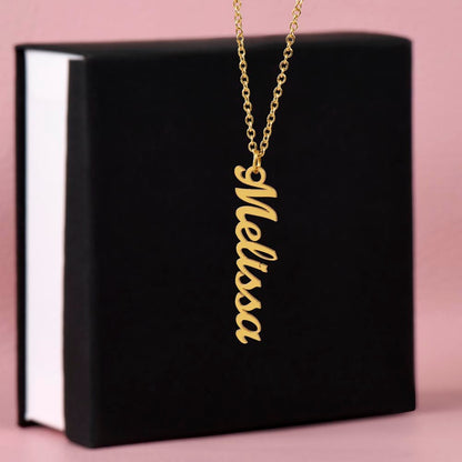 Passionate Woman Custom Name Necklace | Personal Statement | Made in USA