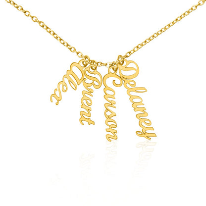 Passionate Woman Custom Name Necklace | Personal Statement | Made in USA