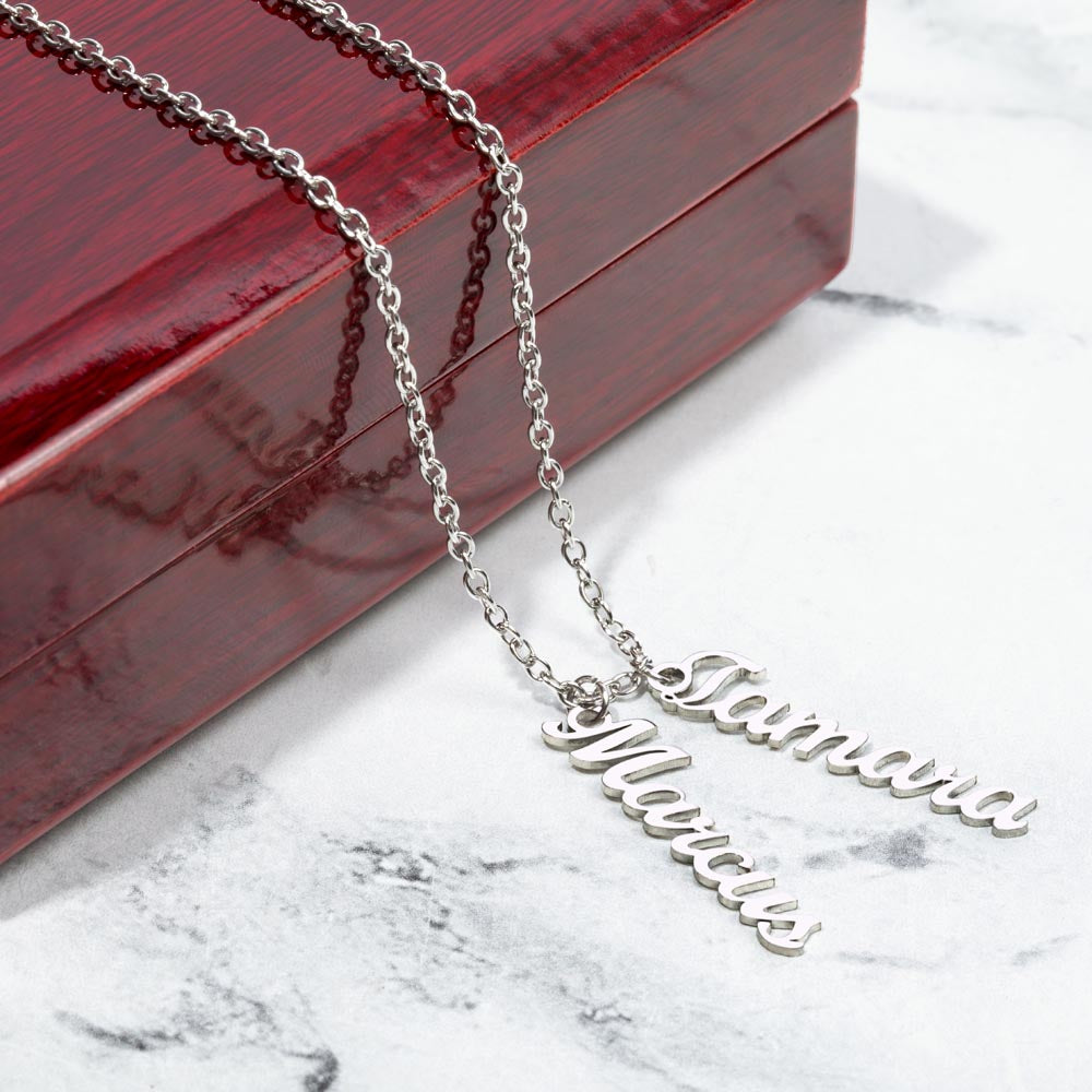 Passionate Woman Custom Name Necklace | Personal Statement | Made in USA