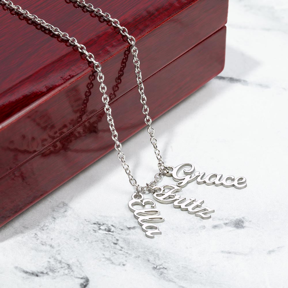 Passionate Woman Custom Name Necklace | Personal Statement | Made in USA