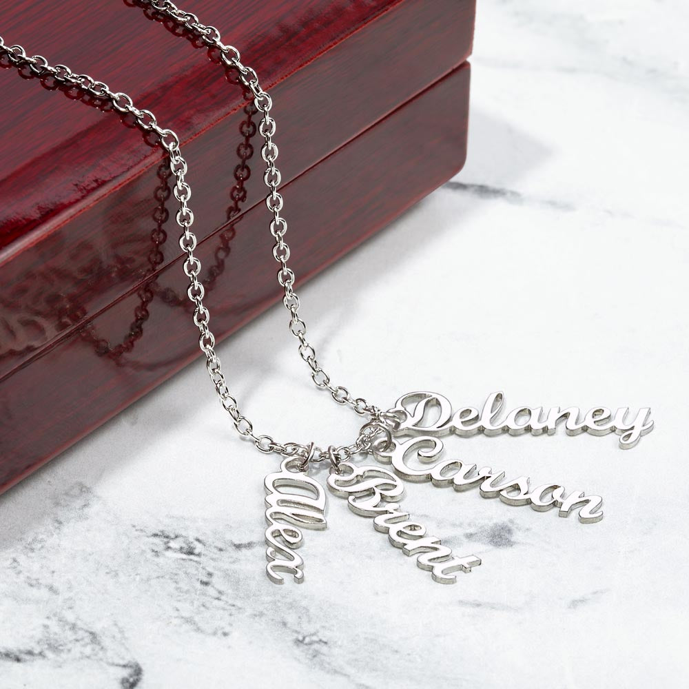 Passionate Woman Custom Name Necklace | Personal Statement | Made in USA