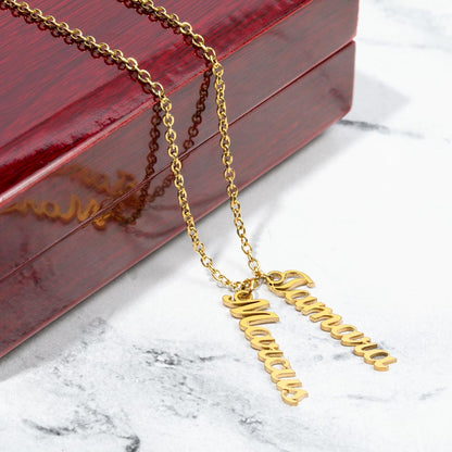 Passionate Woman Custom Name Necklace | Personal Statement | Made in USA