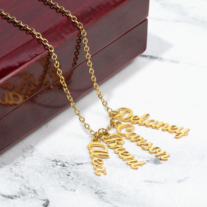 Passionate Woman Custom Name Necklace | Personal Statement | Made in USA