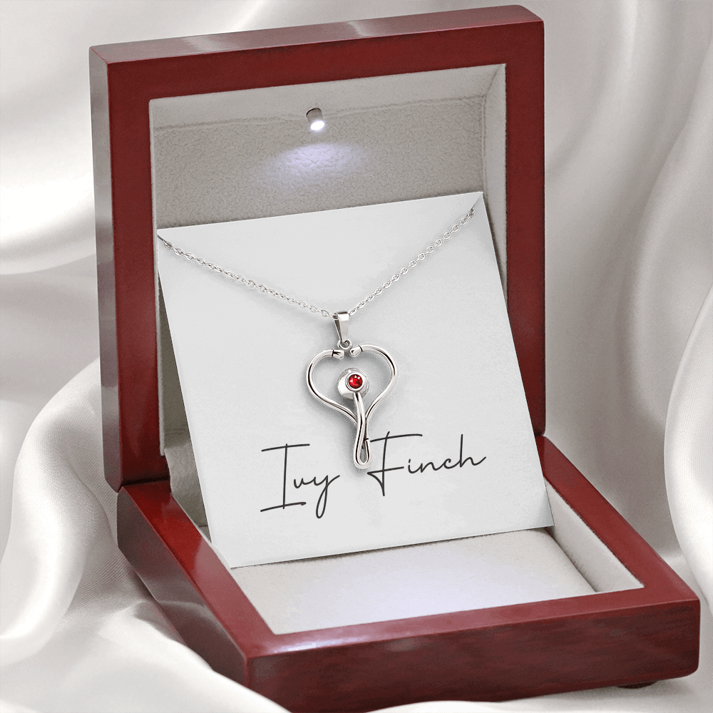 Gratitude Heart Necklace | Thank You Gift | Special Care Appreciation