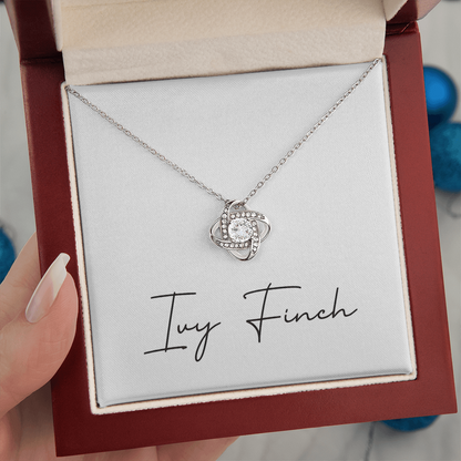 Elegant Love Knot Necklace | A Special Gift for Daughter-in-Law | Timeless Jewelry