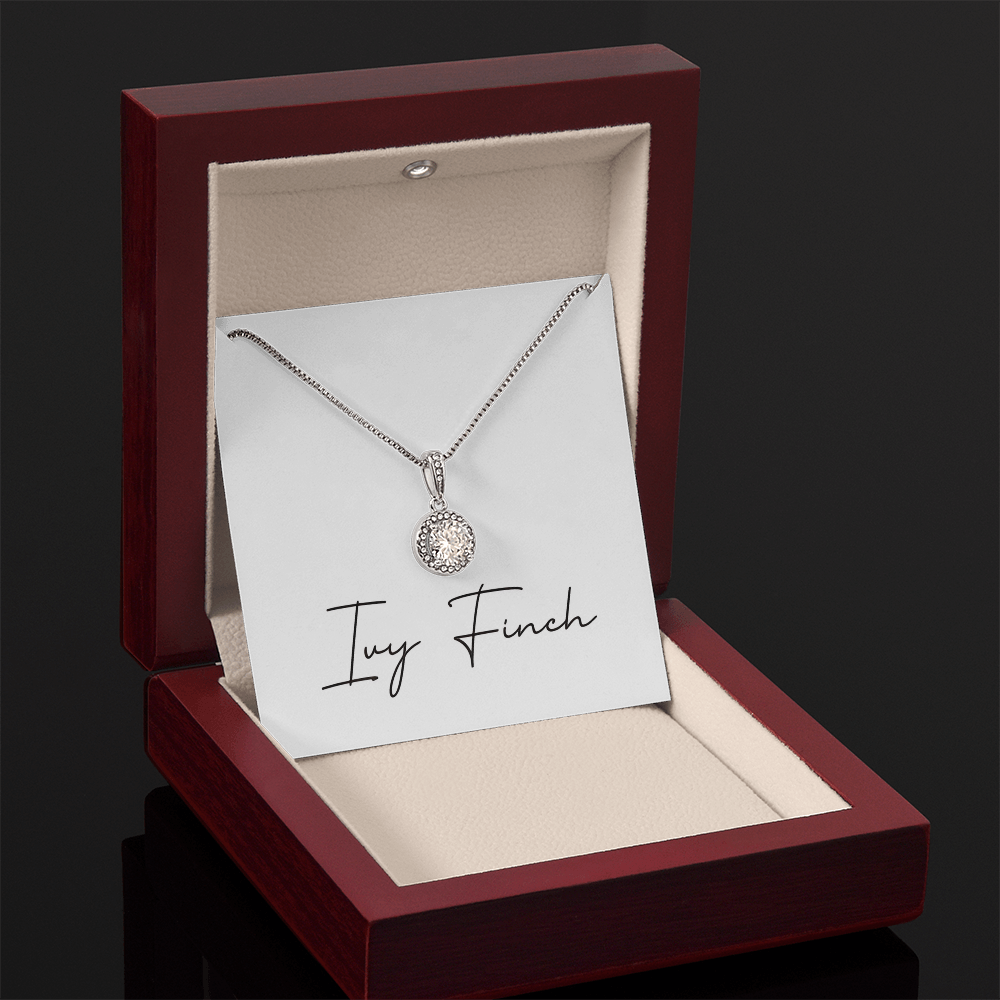 Eternal Hope Crystal Necklace | Elegant Love Gift | CZ Diamond-Like Pendant